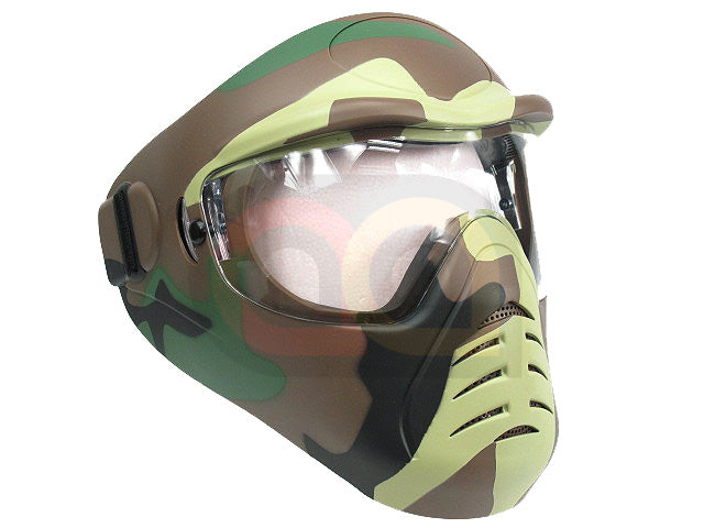[APS] Heavy Duty Face Mask with Anti-Fog Lens [Woodland]