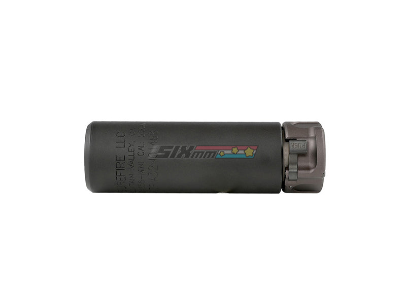 [Airsoft Artisan] SF STYLE 5inch Silencer + 4 Prong Flash Hider [BLK]