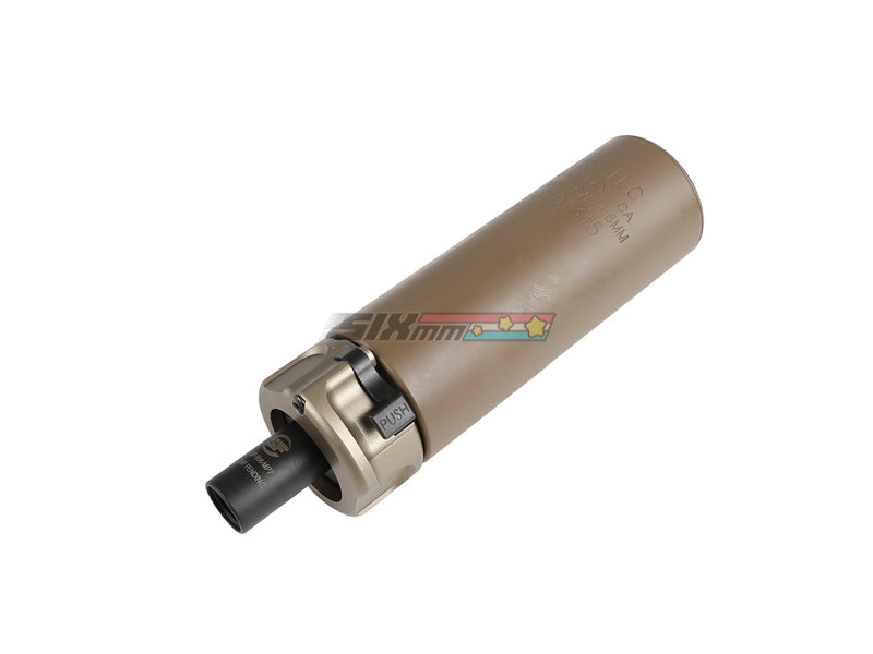 [Airsoft Artisan] SF Type SOCOM46-MINI Suppressor/SF3P Flash Hider Set [For Tokyo Marui/WE MP7][DE]