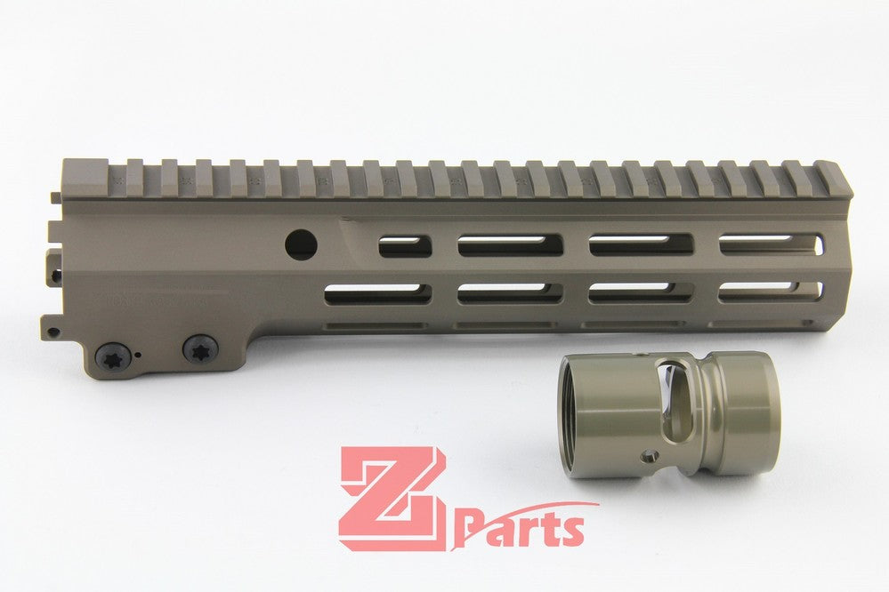 [Z-Parts] 9.3inch Mk16 Handguard for GHK M4 GBB Rifle (Tan)