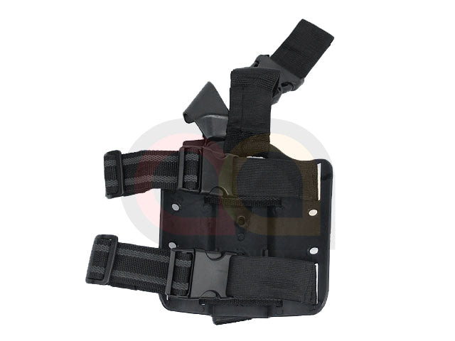 [Big Dragon] SFL 6305 Deluxe Drop Leg Beretta M92 w/Flashlight RH Holster[BK]