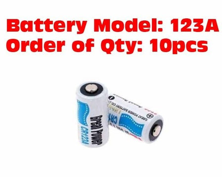 [Geat Power] Unchargable CR123A Batteries Set (10PCS/Set)