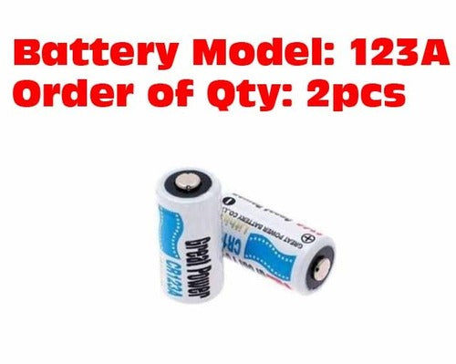 [Geat Power] Unchargable CR123A Batteries Set (2PCS/Set)