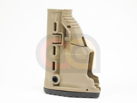 [Army Force] GK-MAG Style Stock with Magazine Carrier for M4 AEG[Tan]