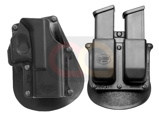 [Army Force] FBUS GL2 Model 17/19 RH Pistol and Mag Pouch[BLK]