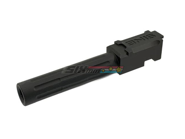 [5KU] Aluminium 9INE Airsoft Outer Barrel[For Tokyo Marui G19 GBB Series][BLK]
