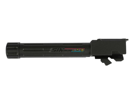 [5KU] Aluminium 9INE Airsoft Outer Barrel[For Tokyo Marui G19 GBB Series][BLK][Threaded]