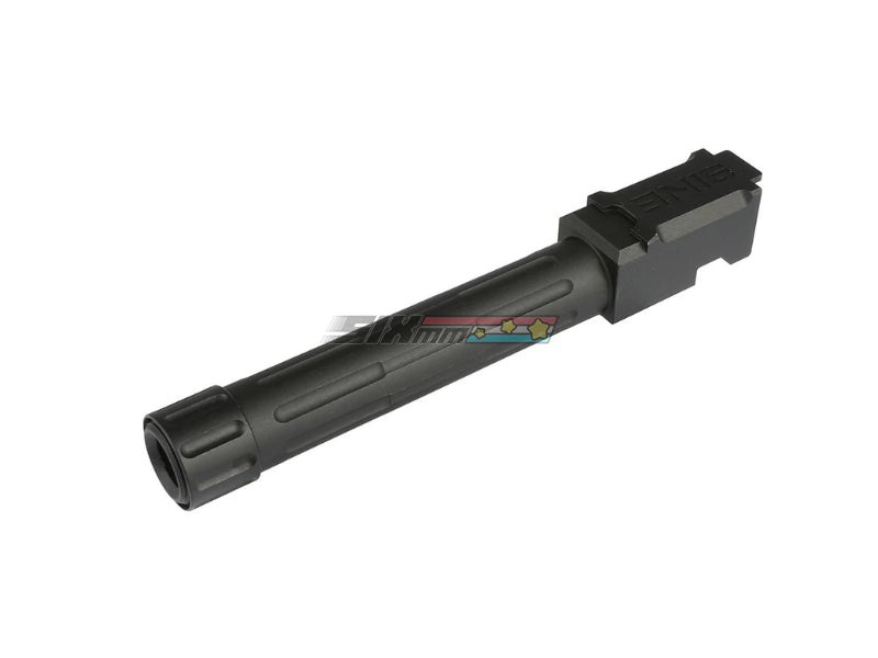 [5KU] Aluminium 9INE Airsoft Outer Barrel[For Tokyo Marui G19 GBB Series][BLK][Threaded]