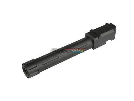 [5KU] Aluminium 9INE Airsoft Outer Barrel[For Tokyo Marui G19 GBB Series][BLK][Threaded]