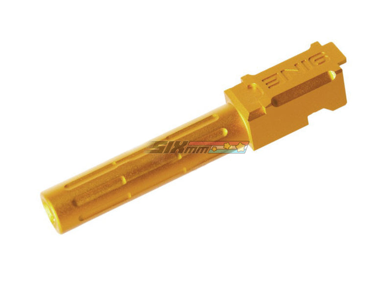 [5KU] Aluminium 9INE Airsoft Outer Barrel[For Tokyo Marui G19 GBB Series][GLD]