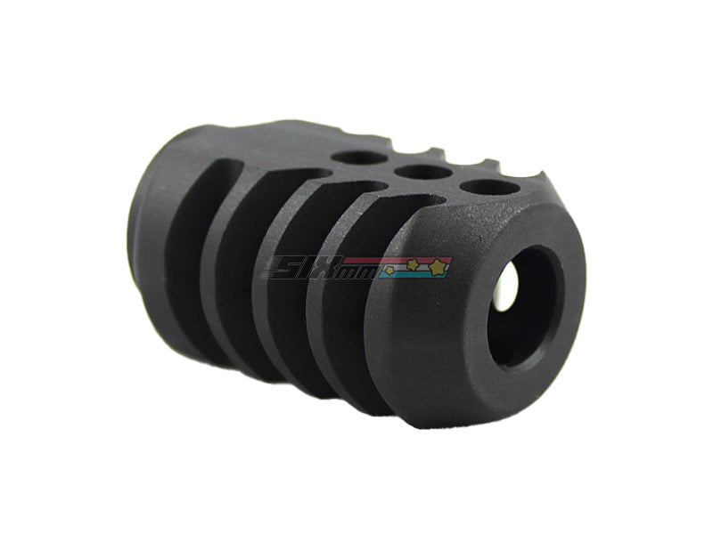 [5KU] Aluminium Compensator [Tokyo Marui G17 GBB Series] +13mm Threaded Barrel Black[BLK]