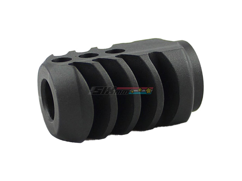 [5KU] Aluminium Compensator [Tokyo Marui G17 GBB Series] +13mm Threaded Barrel Black[BLK]