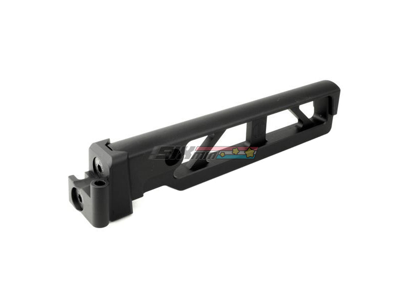 [5KU] Aluminium Skeleton ST-6 M4 Folding Stock Tube W/ AK Mounting System[BLK]