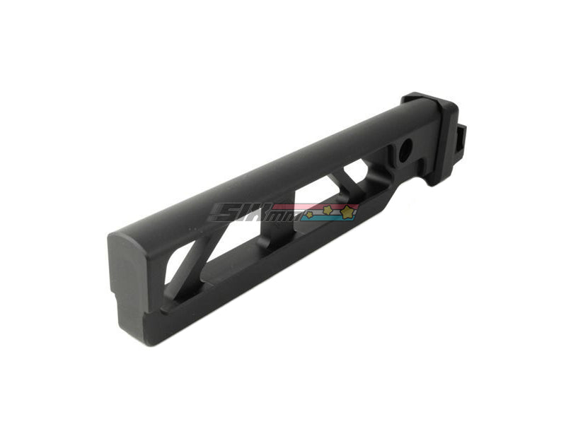 [5KU] Aluminium Skeleton ST-6 M4 Folding Stock Tube W/ AK Mounting System[BLK]