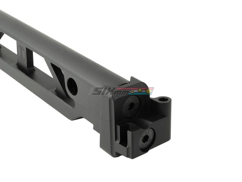 [5KU] Aluminium Skeleton ST-6 M4 Folding Stock Tube W/ AK Mounting System[BLK]