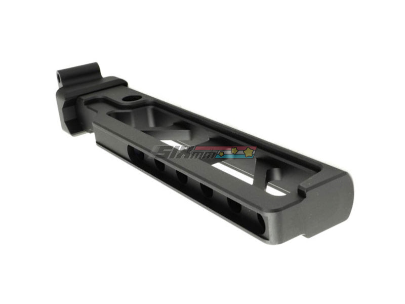 [5KU] Aluminium Skeleton ST-6 M4 Folding Stock Tube W/ AK Mounting System[BLK]