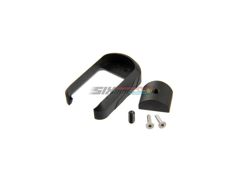[5KU] Aluminum Magwell [For Tokyo Marui Model 17/18C GBB Series][BLK]