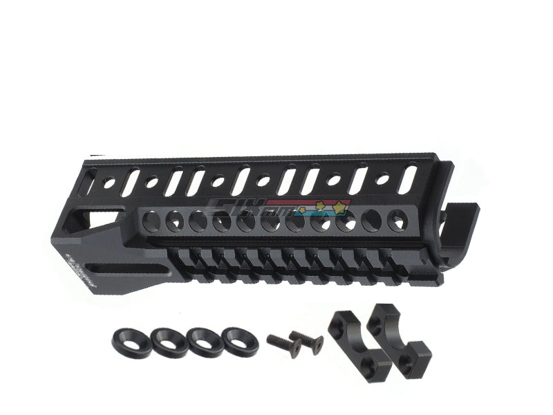 [5KU] B-10U Railed handguard[For AKM/AK105 GBB/AEG Series][BLK]