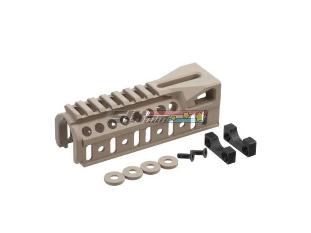 [5KU] B-11U Railed handguard[For AKS74U GBB/AEG Series][Tan]