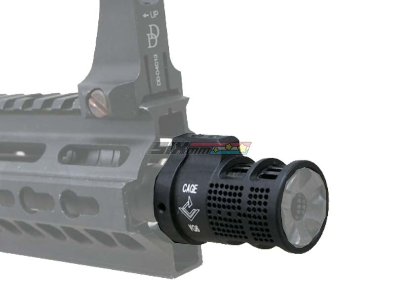 [5KU] CAGE Blast Diveter[For Any Airsoft Flash Hider][BLK]