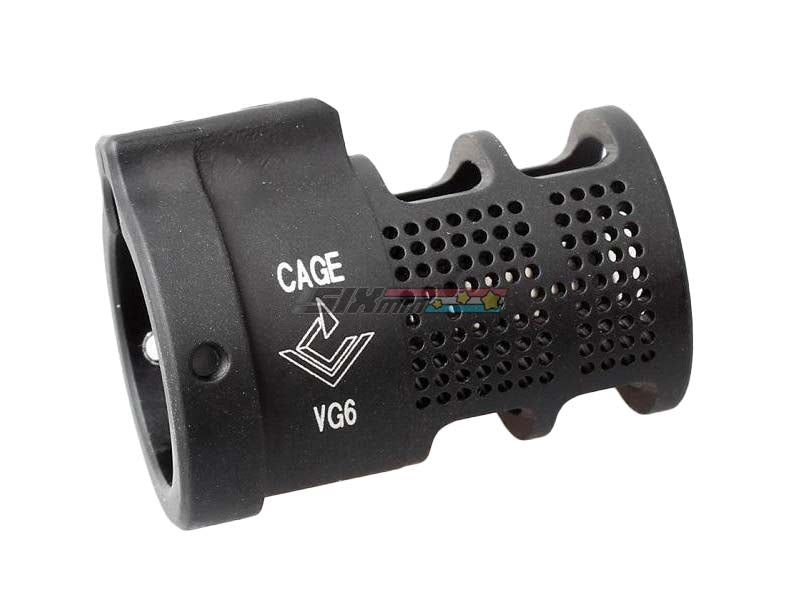 [5KU] CAGE Blast Diveter[For Any Airsoft Flash Hider][BLK]