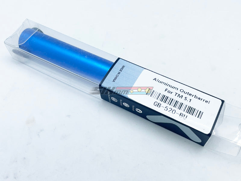 [5KU] CNC Aluminium Threaded Outer Barrel[For HI CAPA 5.1 GBB Series][BLU]