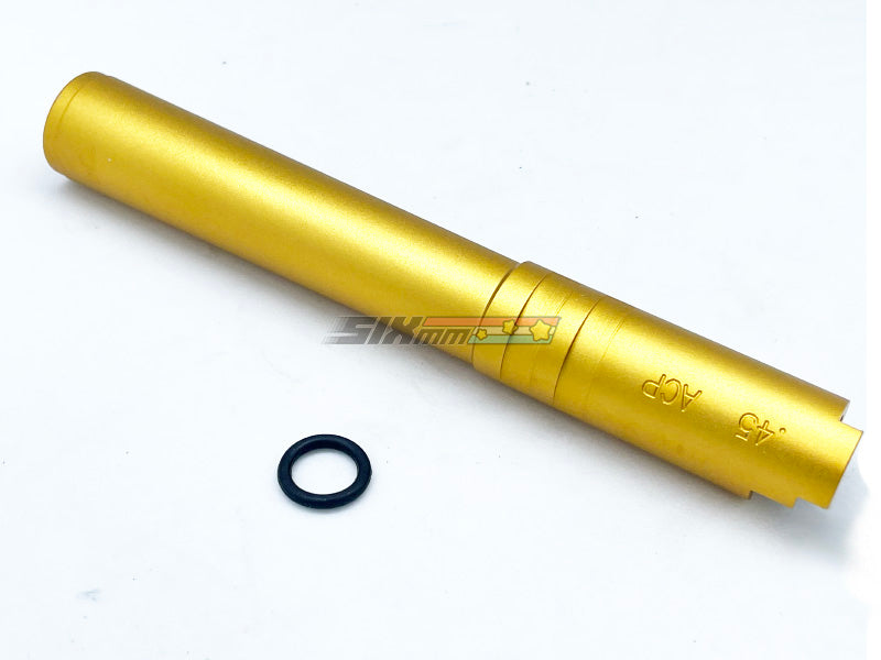 [5KU] CNC Aluminium Threaded Outer Barrel[For HI CAPA 5.1 GBB Series][GLD]