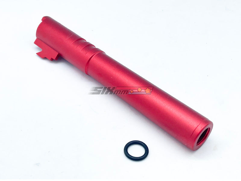 [5KU] CNC Aluminium Threaded Outer Barrel[For HI CAPA 5.1 GBB Series][Red]