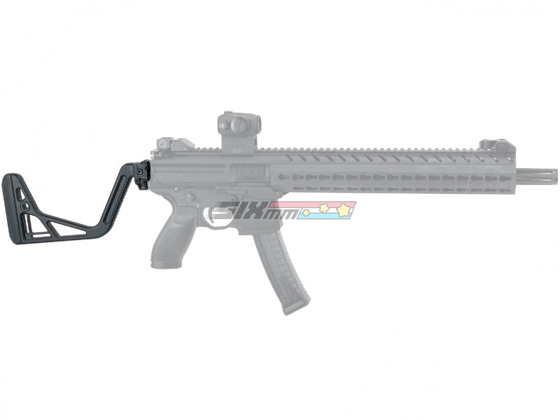 [5KU] CNC Aluminium Visor Folding Stock [For MCX / M1913 Rail Adapter][BLK]