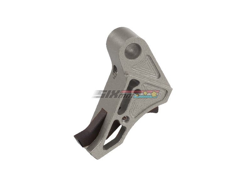 [5KU] EX Style CNC Aluminium Flat Trigger Set[For Tokyo Marui G17 / G18 GBB Series][Grey]