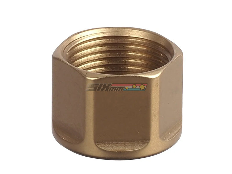 [5KU] Hexagon Thread Outer Barrel Protector[-14mm CCW][GLD]