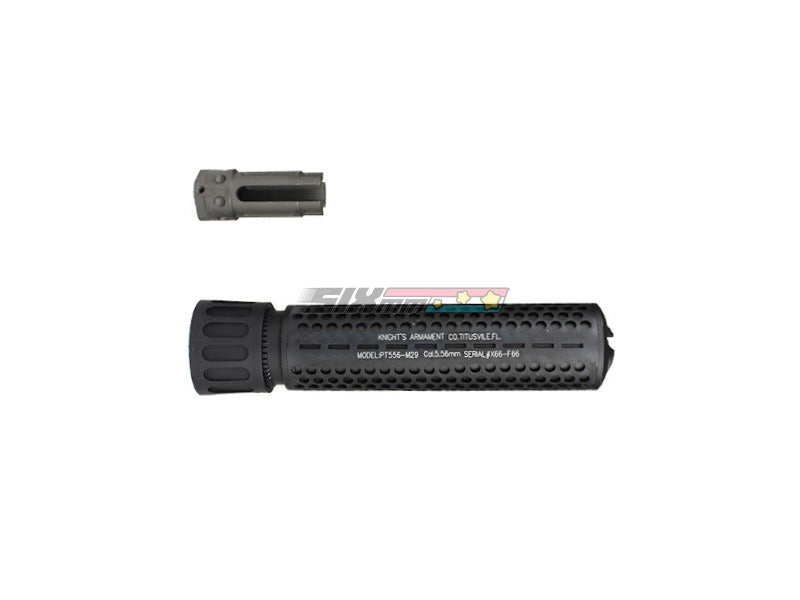 [5KU] KAC CQB QDC Suppressor Silencer[-14mm CCW][Long][BLK]