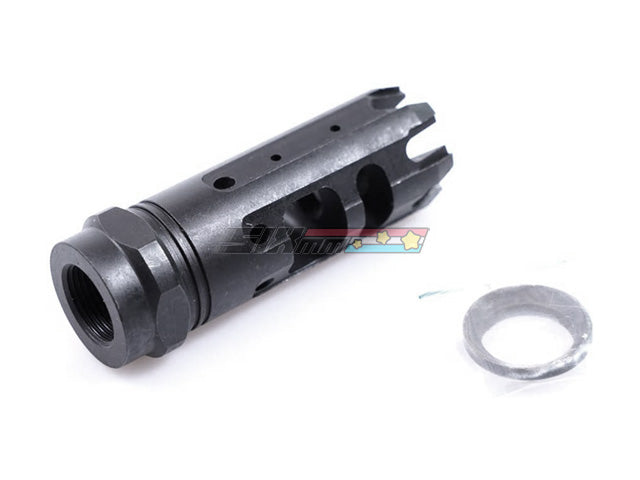 [5KU] King Comp Style 556 Compensator Flash Hider[-14mm CCW][BLK]