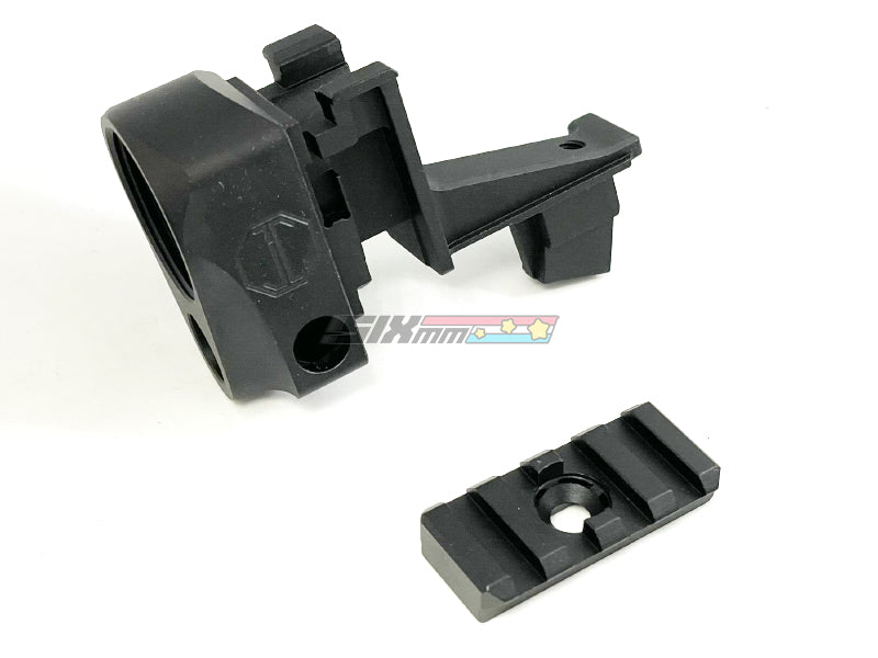 [5KU] M1913 & M4 Buffer Tube Stock Adapter Set [For Tokyo Marui AKM GBB Series][BLK]