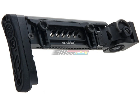 [5KU] PT-5 Side Folding Stock[For Tokyo Marui AKM GBB Series][BLK]