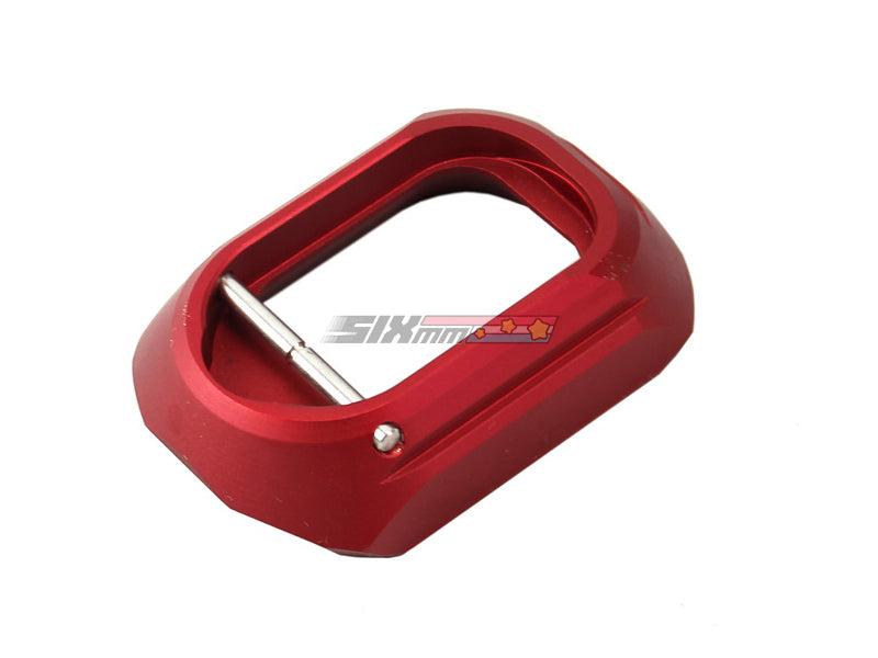 [5KU] SHPD Style Magwell Aluminium for Marui HI-CAPA [RED]