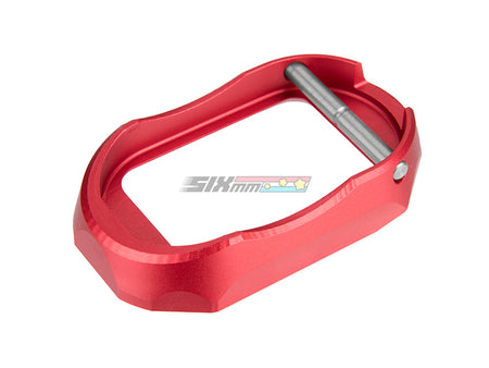 [5KU] SPY Style Magwell [For Tokyo Marui HI CAPA GBB Series][Red]