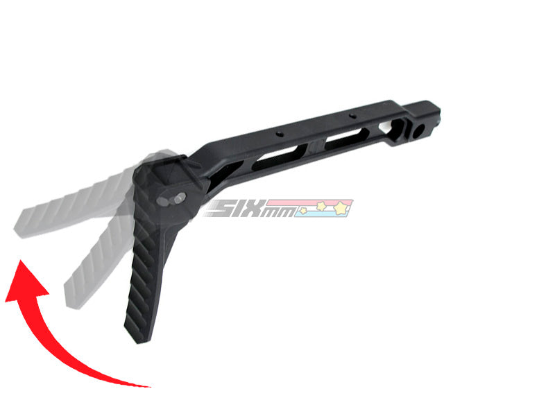 [5KU] SS-8 Aluminium Foldable Stock[For 1913 Picatinny Rail System ]