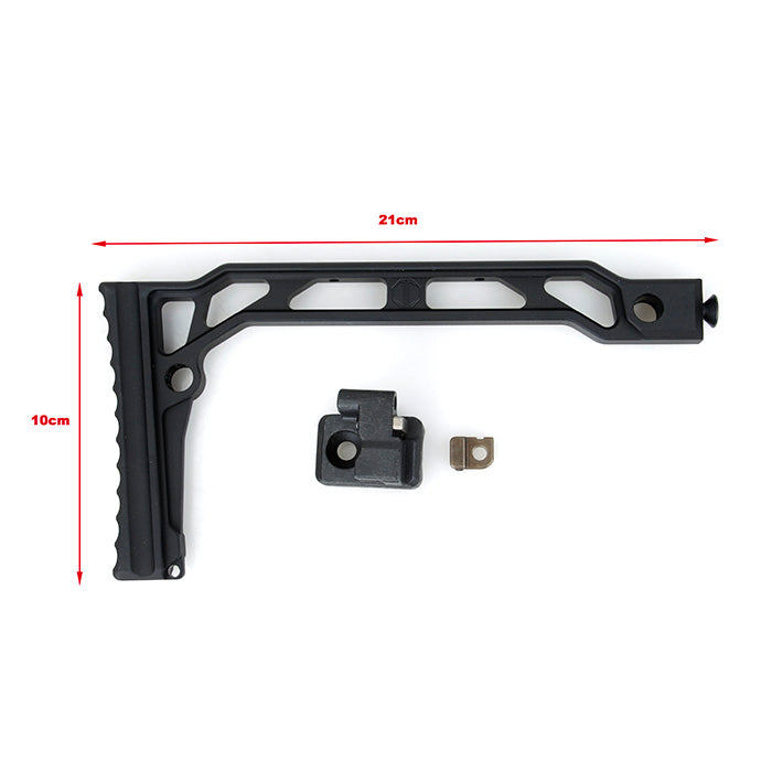 [5KU] SS-8R Aluminium Foldable Stock[For GHK / LCT / CYMA / DBOYS AK AEG / GBB Series]