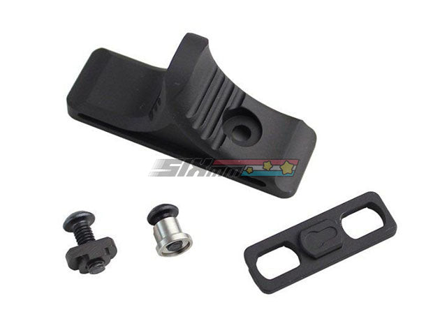[5KU] Serrated Scale Grip Stop [For M-LOK & KEYMOD Ver.][BLK]