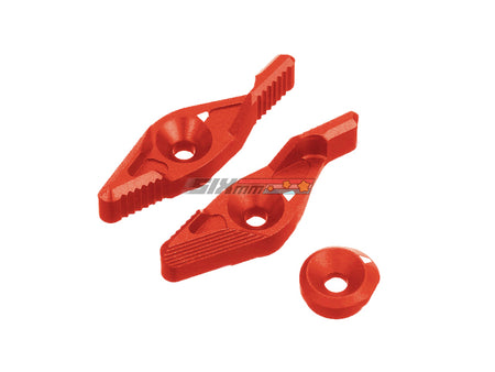 [5KU] Si Style Airsoft GBB Selector[For Tokyo Marui M4 MWS Series][Ambi Ver.][Red]
