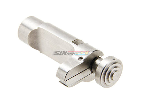 [5KU] Stainless Steel Magazine Catch[For Tokyo Marui 1911 GBB Series][Ambi Ver.][SV]