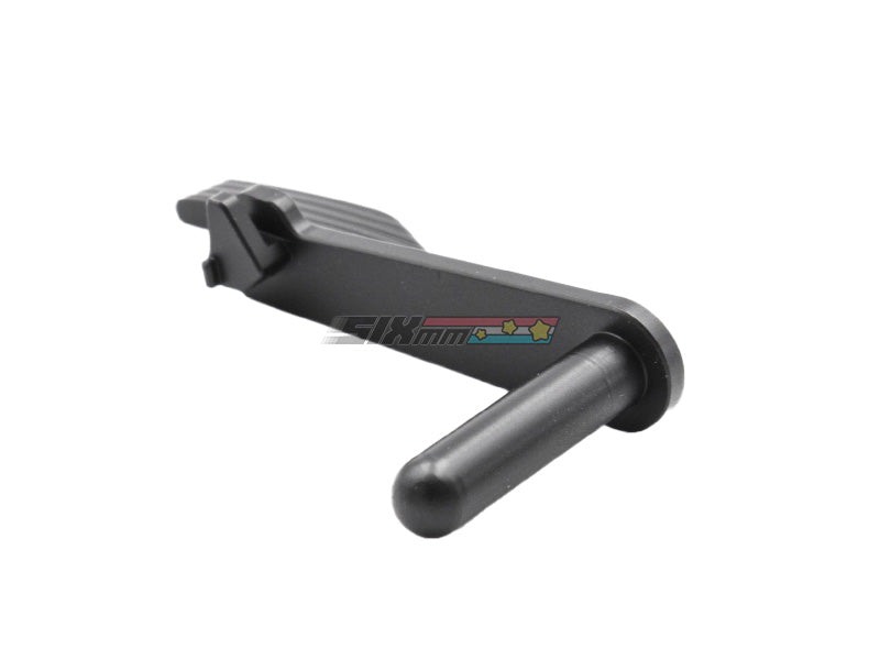 [5KU] Stainless Steel Slide Stop W/ extended Lever[For Tokyo Marui HI CAPA GBB Series][Type 5][BLK]