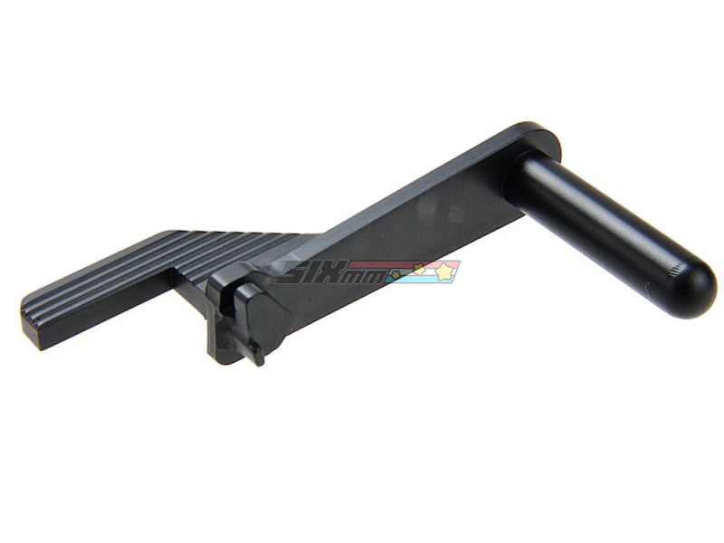 [5KU] Stainless Steel Slide Stop W/ extended Lever[For Tokyo Marui HI CAPA GBB Series][Type 4][BLK]