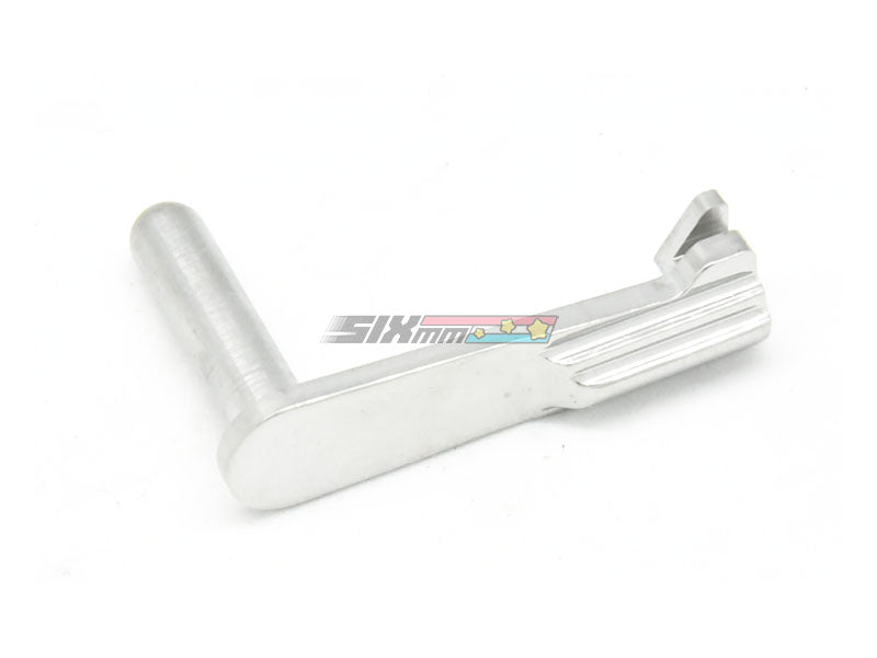 [5KU] Stainless Steel Slide Stop[For Tokyo Marui HI CAPA GBB Series][Type 1][Mirror Shine]