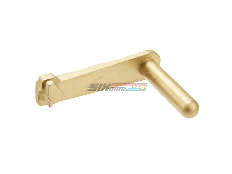 [5KU] Stainless Steel Slide Stop[For Tokyo Marui HI CAPA GBB Series][Type 6][GLD]