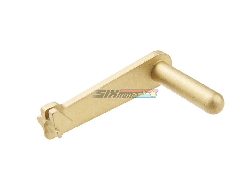 [5KU] Stainless Steel Slide Stop[For Tokyo Marui HI CAPA GBB Series][Type 8][GLD]