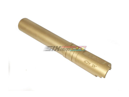 [5KU] Stainless Steel Threaded Outer Barrel[For Tokyo Marui Hi-Capa 5.1 GBB][GLD]