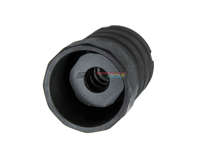 [5KU] Steel Facemount X12 AK Flash Hider[For -14mm CCW Barrel Threaded][BLK]