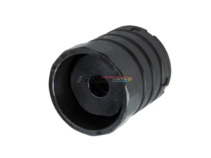 [5KU] Steel Facemount X37 AK Flash Hider[For -14mm CCW Barrel Threaded][BLK]